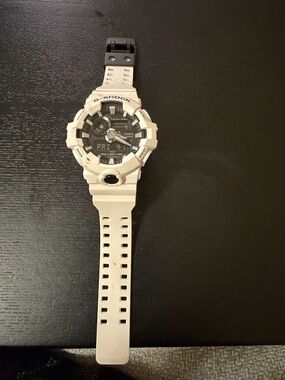 Casio G-Shock White and Black Sport Watch